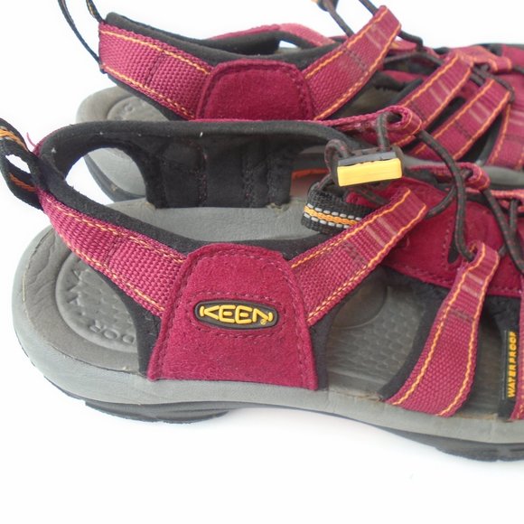 Keen Women's Newport H2 Washable Sandals Size 7 Red - Picture 4 of 4